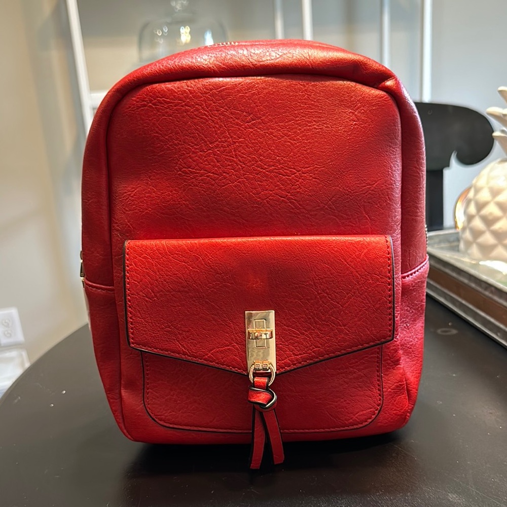 ✨NWT✨Vegan leather, mini backpack